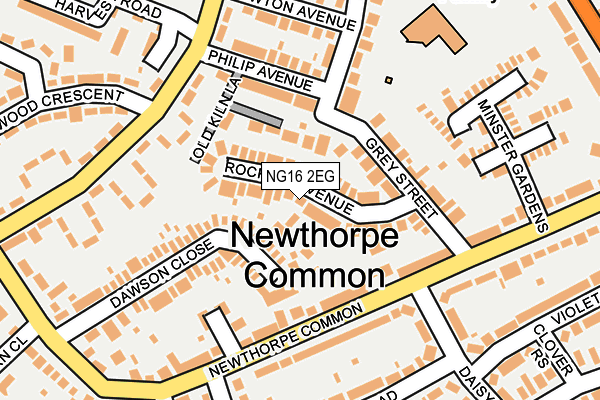 NG16 2EG map - OS OpenMap – Local (Ordnance Survey) NG16 2EG map - OS OpenMap – Local (Ordnance Survey)