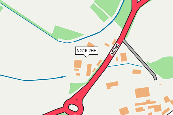 NG16 2HH map - OS OpenMap – Local (Ordnance Survey) NG16 2HH map - OS OpenMap – Local (Ordnance Survey)