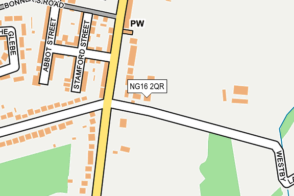 NG16 2QR map - OS OpenMap – Local (Ordnance Survey) NG16 2QR map - OS OpenMap – Local (Ordnance Survey)
