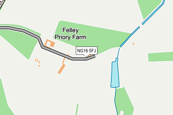NG16 5FJ map - OS OpenMap – Local (Ordnance Survey) NG16 5FJ map - OS OpenMap – Local (Ordnance Survey)
