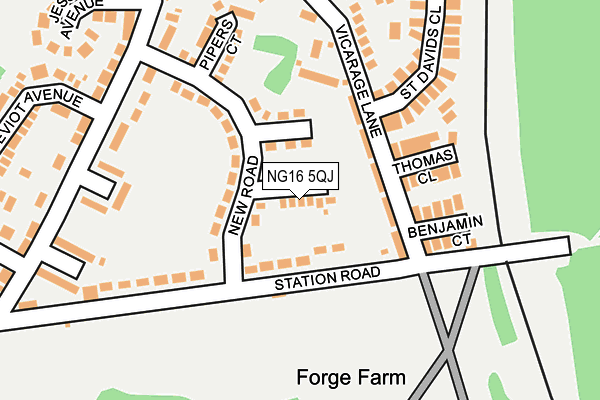 NG16 5QJ map - OS OpenMap – Local (Ordnance Survey) NG16 5QJ map - OS OpenMap – Local (Ordnance Survey)