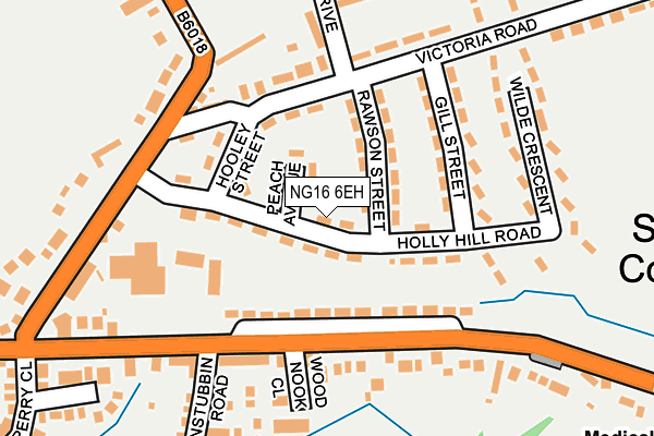 NG16 6EH map - OS OpenMap – Local (Ordnance Survey) NG16 6EH map - OS OpenMap – Local (Ordnance Survey)
