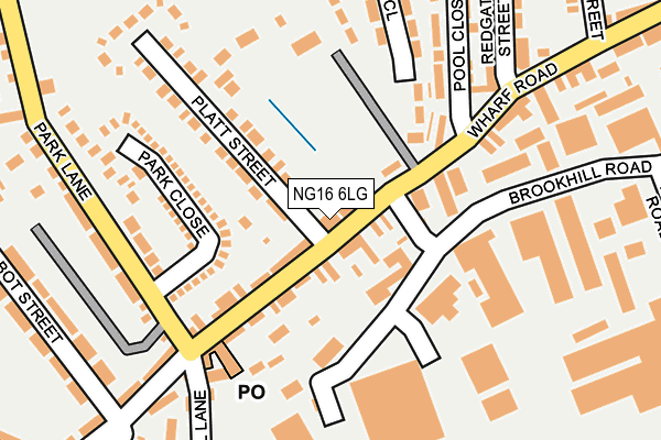 NG16 6LG map - OS OpenMap – Local (Ordnance Survey) NG16 6LG map - OS OpenMap – Local (Ordnance Survey)