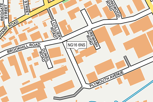 NG16 6NS map - OS OpenMap – Local (Ordnance Survey) NG16 6NS map - OS OpenMap – Local (Ordnance Survey)