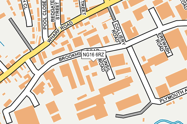 NG16 6RZ map - OS OpenMap – Local (Ordnance Survey) NG16 6RZ map - OS OpenMap – Local (Ordnance Survey)