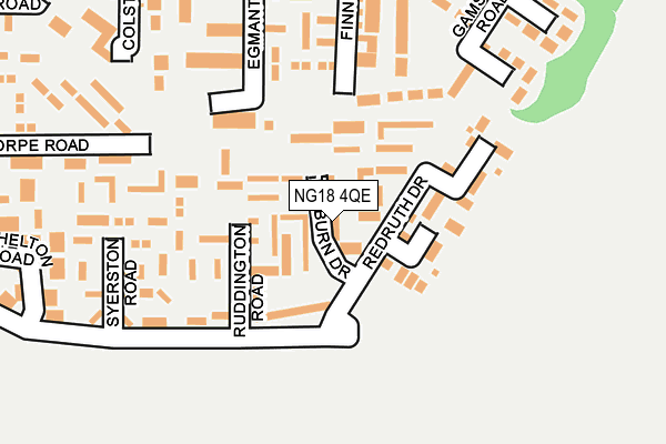 NG18 4QE map - OS OpenMap – Local (Ordnance Survey) NG18 4QE map - OS OpenMap – Local (Ordnance Survey)