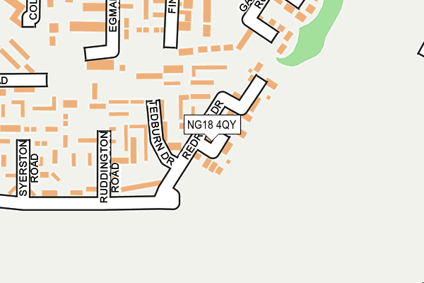 NG18 4QY map - OS OpenMap – Local (Ordnance Survey) NG18 4QY map - OS OpenMap – Local (Ordnance Survey)