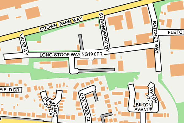 NG19 0FR map - OS OpenMap – Local (Ordnance Survey) NG19 0FR map - OS OpenMap – Local (Ordnance Survey)