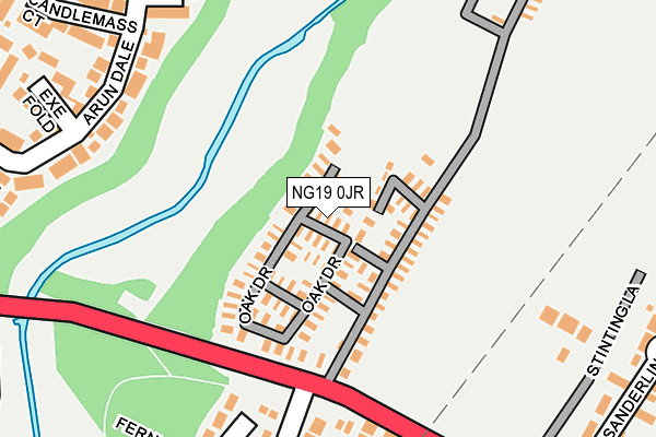 NG19 0JR map - OS OpenMap – Local (Ordnance Survey) NG19 0JR map - OS OpenMap – Local (Ordnance Survey)