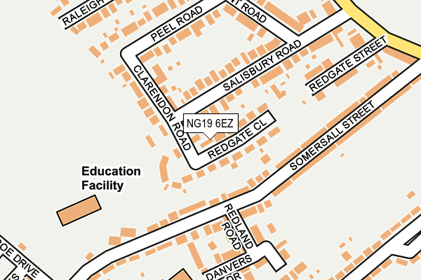 NG19 6EZ map - OS OpenMap – Local (Ordnance Survey) NG19 6EZ map - OS OpenMap – Local (Ordnance Survey)