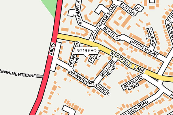 NG19 6HQ map - OS OpenMap – Local (Ordnance Survey) NG19 6HQ map - OS OpenMap – Local (Ordnance Survey)