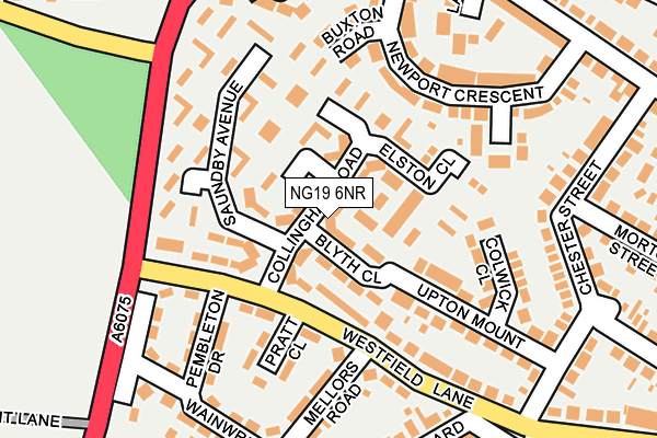 NG19 6NR map - OS OpenMap – Local (Ordnance Survey) NG19 6NR map - OS OpenMap – Local (Ordnance Survey)
