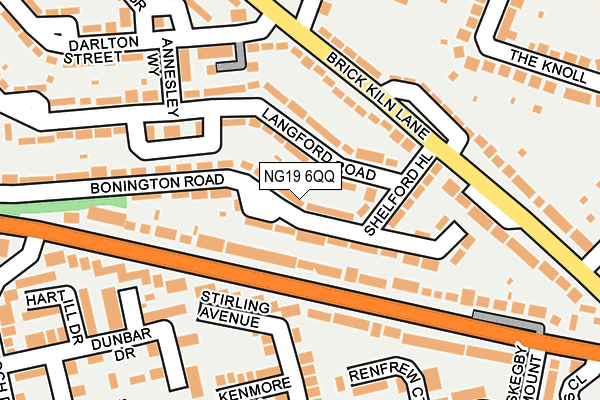 NG19 6QQ map - OS OpenMap – Local (Ordnance Survey) NG19 6QQ map - OS OpenMap – Local (Ordnance Survey)