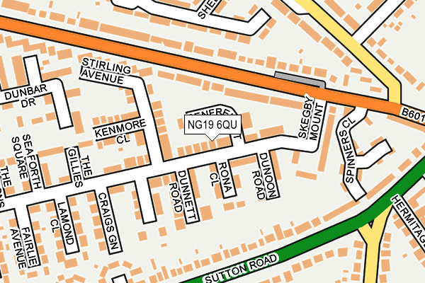 NG19 6QU map - OS OpenMap – Local (Ordnance Survey) NG19 6QU map - OS OpenMap – Local (Ordnance Survey)