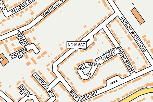 NG19 6SZ map - OS OpenMap – Local (Ordnance Survey) NG19 6SZ map - OS OpenMap – Local (Ordnance Survey)