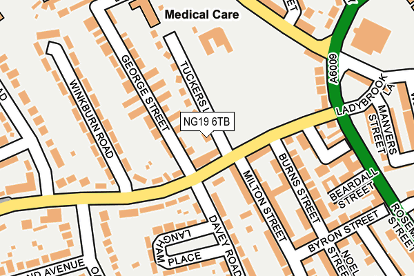 NG19 6TB map - OS OpenMap – Local (Ordnance Survey) NG19 6TB map - OS OpenMap – Local (Ordnance Survey)