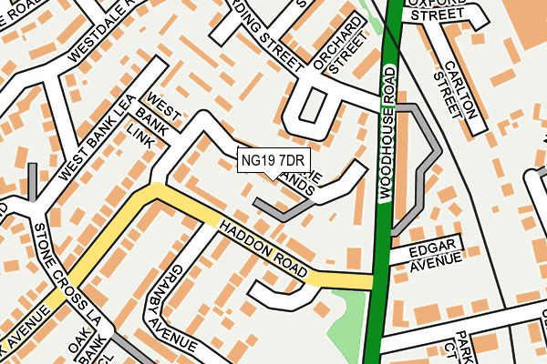 NG19 7DR map - OS OpenMap – Local (Ordnance Survey) NG19 7DR map - OS OpenMap – Local (Ordnance Survey)