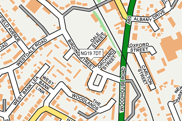 NG19 7DT map - OS OpenMap – Local (Ordnance Survey) NG19 7DT map - OS OpenMap – Local (Ordnance Survey)