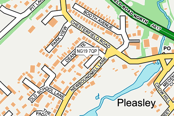 NG19 7QP map - OS OpenMap – Local (Ordnance Survey) NG19 7QP map - OS OpenMap – Local (Ordnance Survey)