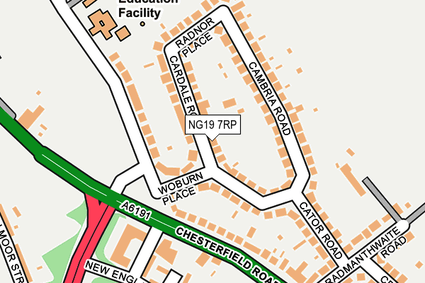 NG19 7RP map - OS OpenMap – Local (Ordnance Survey) NG19 7RP map - OS OpenMap – Local (Ordnance Survey)