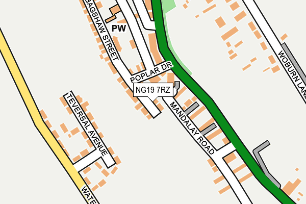 NG19 7RZ map - OS OpenMap – Local (Ordnance Survey) NG19 7RZ map - OS OpenMap – Local (Ordnance Survey)