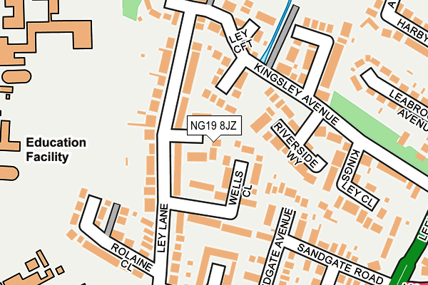 NG19 8JZ map - OS OpenMap – Local (Ordnance Survey) NG19 8JZ map - OS OpenMap – Local (Ordnance Survey)