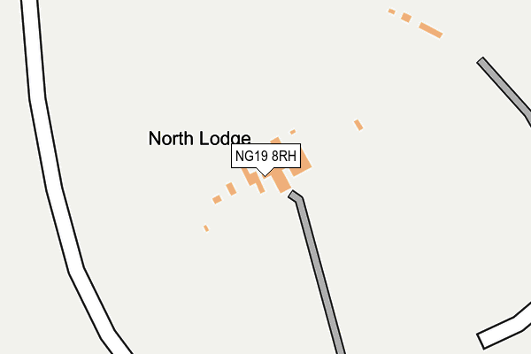 NG19 8RH map - OS OpenMap – Local (Ordnance Survey) NG19 8RH map - OS OpenMap – Local (Ordnance Survey)