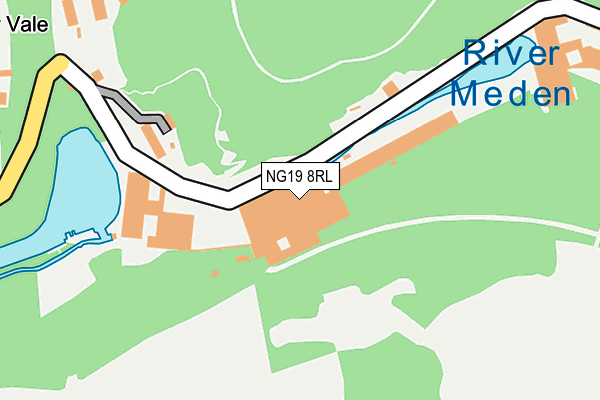 NG19 8RL map - OS OpenMap – Local (Ordnance Survey) NG19 8RL map - OS OpenMap – Local (Ordnance Survey)