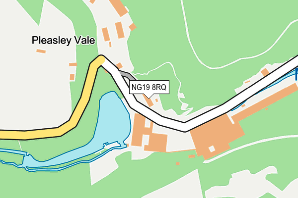 NG19 8RQ map - OS OpenMap – Local (Ordnance Survey) NG19 8RQ map - OS OpenMap – Local (Ordnance Survey)