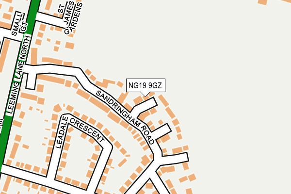 NG19 9GZ map - OS OpenMap – Local (Ordnance Survey) NG19 9GZ map - OS OpenMap – Local (Ordnance Survey)