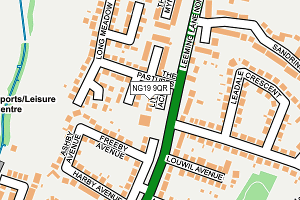 NG19 9QR map - OS OpenMap – Local (Ordnance Survey) NG19 9QR map - OS OpenMap – Local (Ordnance Survey)