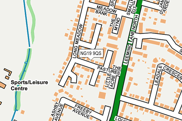 NG19 9QS map - OS OpenMap – Local (Ordnance Survey) NG19 9QS map - OS OpenMap – Local (Ordnance Survey)
