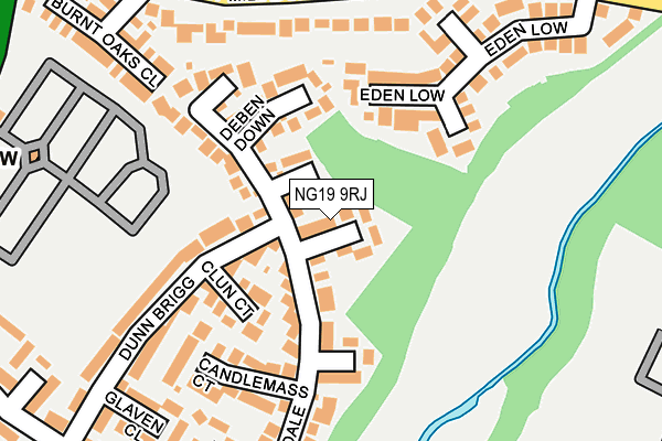 NG19 9RJ map - OS OpenMap – Local (Ordnance Survey) NG19 9RJ map - OS OpenMap – Local (Ordnance Survey)