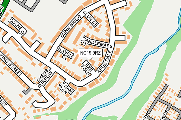 NG19 9RZ map - OS OpenMap – Local (Ordnance Survey) NG19 9RZ map - OS OpenMap – Local (Ordnance Survey)