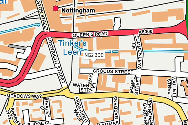 NG2 3DE map - OS OpenMap – Local (Ordnance Survey) NG2 3DE map - OS OpenMap – Local (Ordnance Survey)