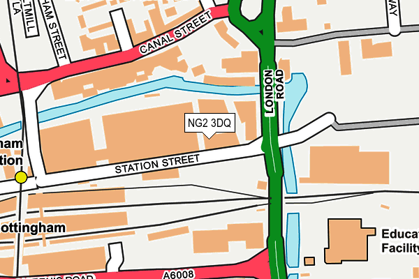 NG2 3DQ map - OS OpenMap – Local (Ordnance Survey) NG2 3DQ map - OS OpenMap – Local (Ordnance Survey)