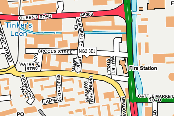 NG2 3EJ map - OS OpenMap – Local (Ordnance Survey) NG2 3EJ map - OS OpenMap – Local (Ordnance Survey)