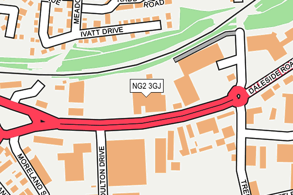 NG2 3GJ map - OS OpenMap – Local (Ordnance Survey) NG2 3GJ map - OS OpenMap – Local (Ordnance Survey)