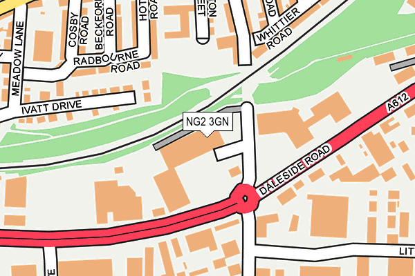 NG2 3GN map - OS OpenMap – Local (Ordnance Survey) NG2 3GN map - OS OpenMap – Local (Ordnance Survey)