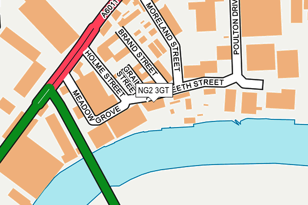 NG2 3GT map - OS OpenMap – Local (Ordnance Survey) NG2 3GT map - OS OpenMap – Local (Ordnance Survey)