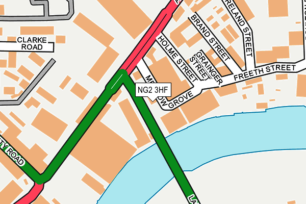 NG2 3HF map - OS OpenMap – Local (Ordnance Survey) NG2 3HF map - OS OpenMap – Local (Ordnance Survey)