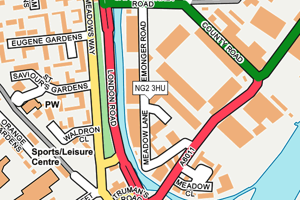 NG2 3HU map - OS OpenMap – Local (Ordnance Survey) NG2 3HU map - OS OpenMap – Local (Ordnance Survey)