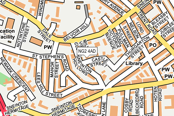 NG2 4AD map - OS OpenMap – Local (Ordnance Survey) NG2 4AD map - OS OpenMap – Local (Ordnance Survey)