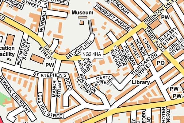 NG2 4HA map - OS OpenMap – Local (Ordnance Survey) NG2 4HA map - OS OpenMap – Local (Ordnance Survey)