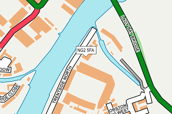 NG2 5FA map - OS OpenMap – Local (Ordnance Survey) NG2 5FA map - OS OpenMap – Local (Ordnance Survey)