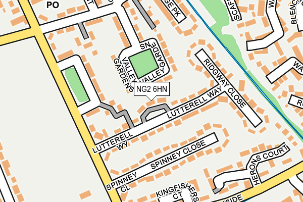 NG2 6HN map - OS OpenMap – Local (Ordnance Survey) NG2 6HN map - OS OpenMap – Local (Ordnance Survey)