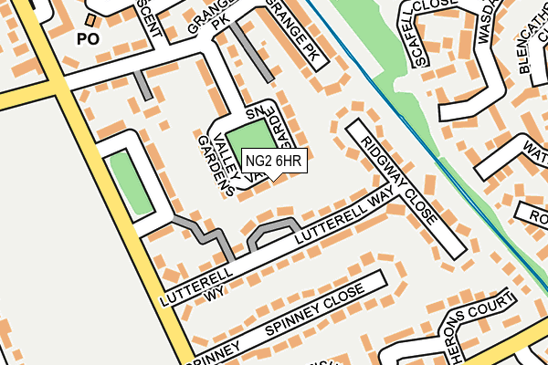 NG2 6HR map - OS OpenMap – Local (Ordnance Survey) NG2 6HR map - OS OpenMap – Local (Ordnance Survey)