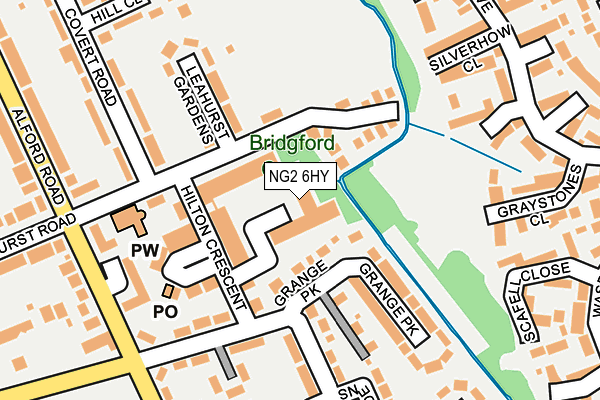 NG2 6HY map - OS OpenMap – Local (Ordnance Survey) NG2 6HY map - OS OpenMap – Local (Ordnance Survey)