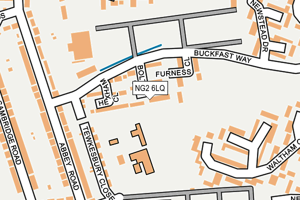 NG2 6LQ map - OS OpenMap – Local (Ordnance Survey) NG2 6LQ map - OS OpenMap – Local (Ordnance Survey)