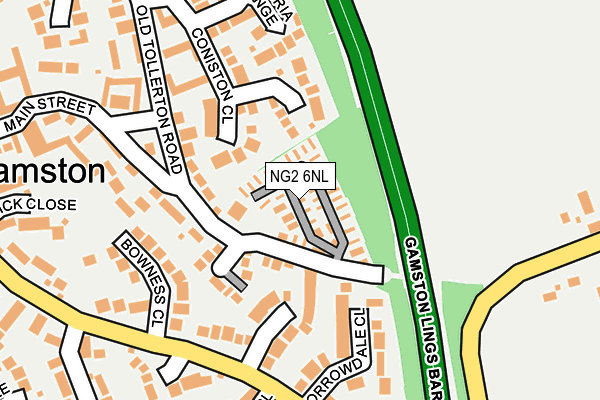 NG2 6NL map - OS OpenMap – Local (Ordnance Survey) NG2 6NL map - OS OpenMap – Local (Ordnance Survey)